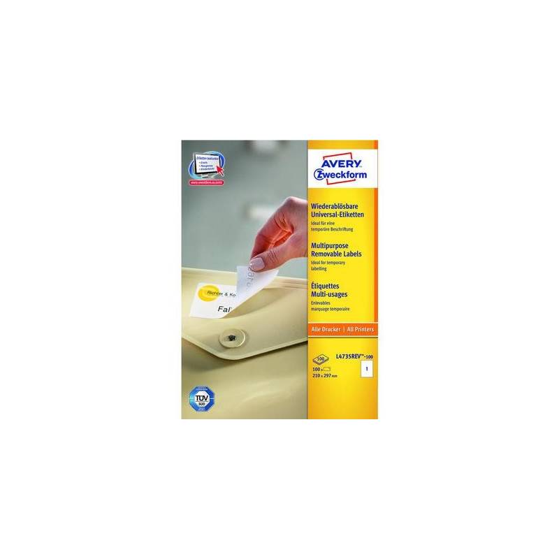 AVERY ZWECKFORM L4735REV-100