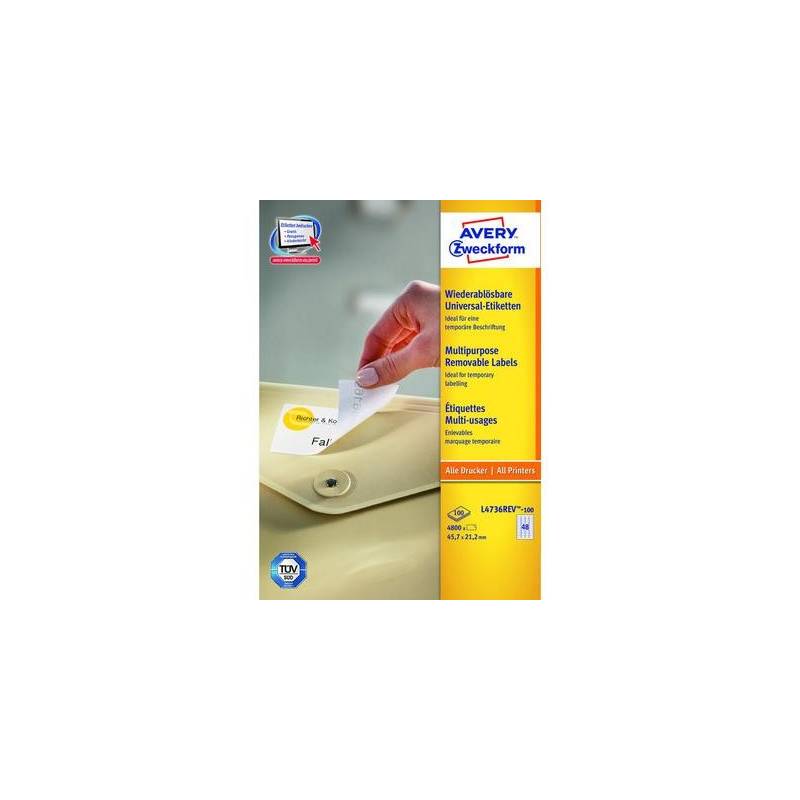 AVERY ZWECKFORM L4736REV-100