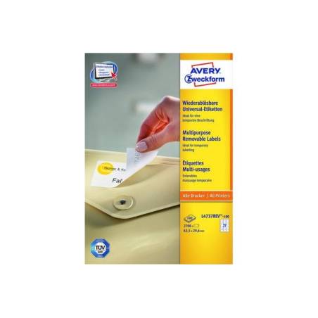 AVERY ZWECKFORM L4737REV-100