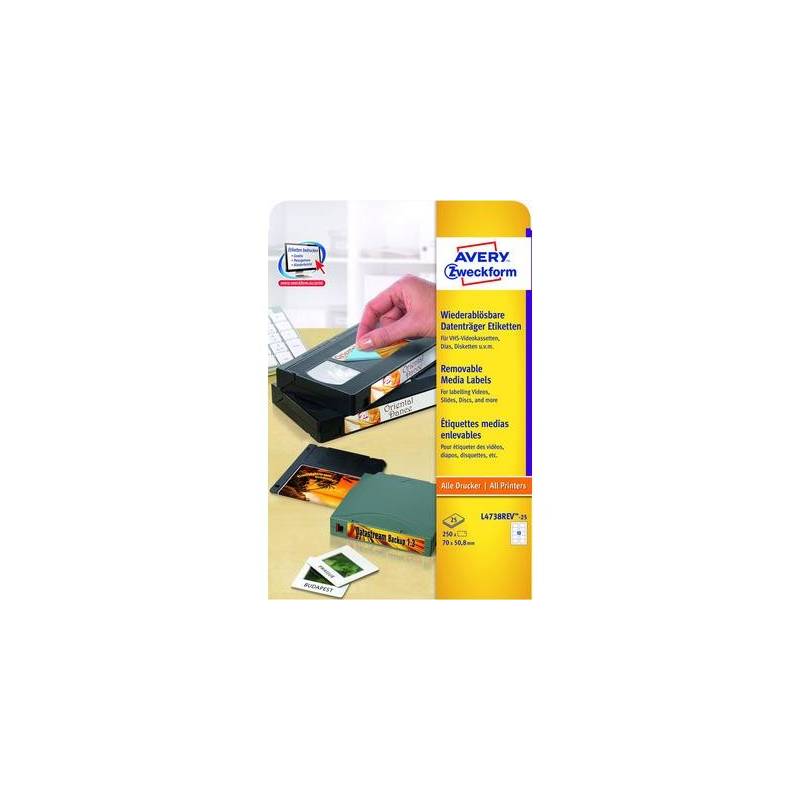 AVERY ZWECKFORM L4738REV-25