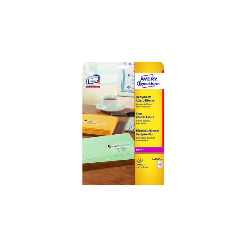 AVERY ZWECKFORM L4770-25