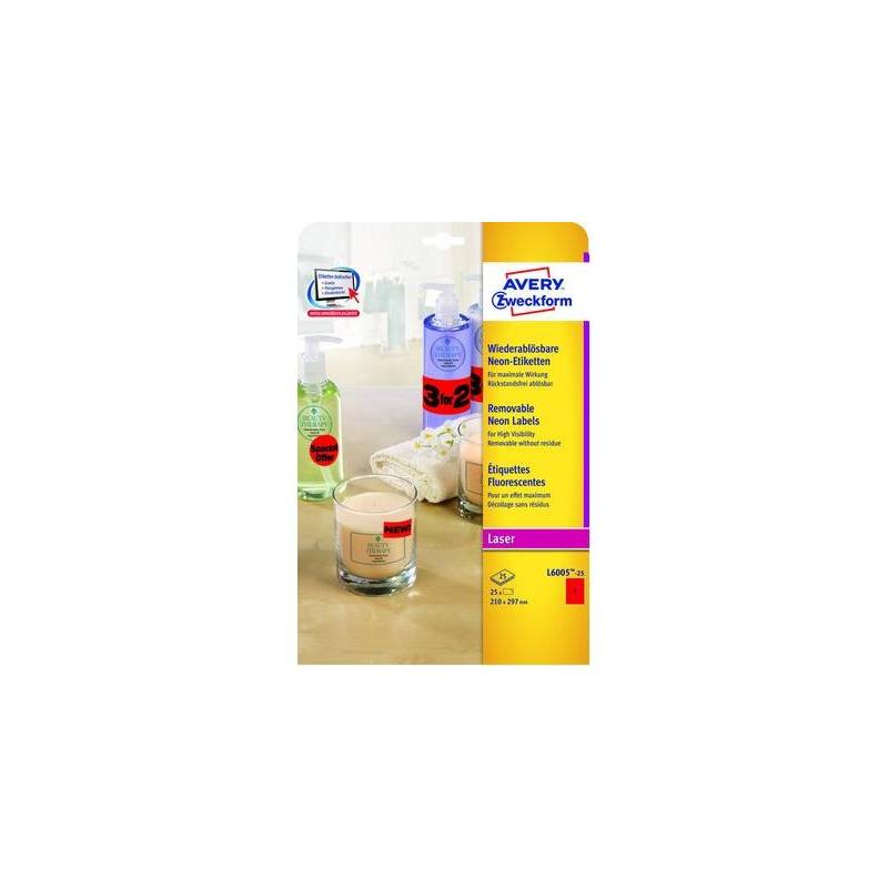 AVERY ZWECKFORM L6005-25
