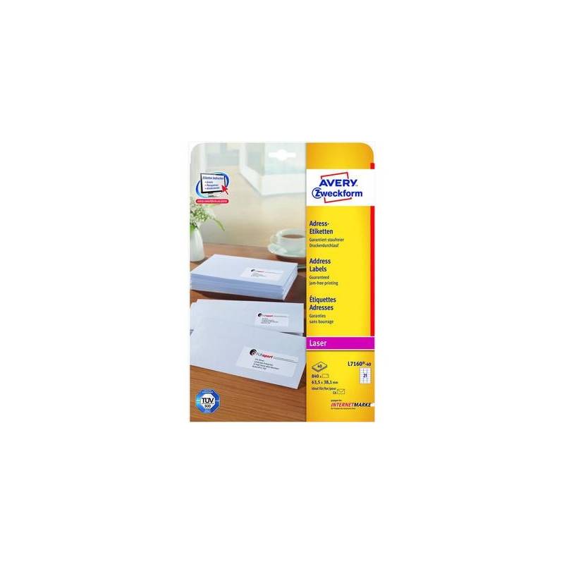 AVERY ZWECKFORM L7160-40