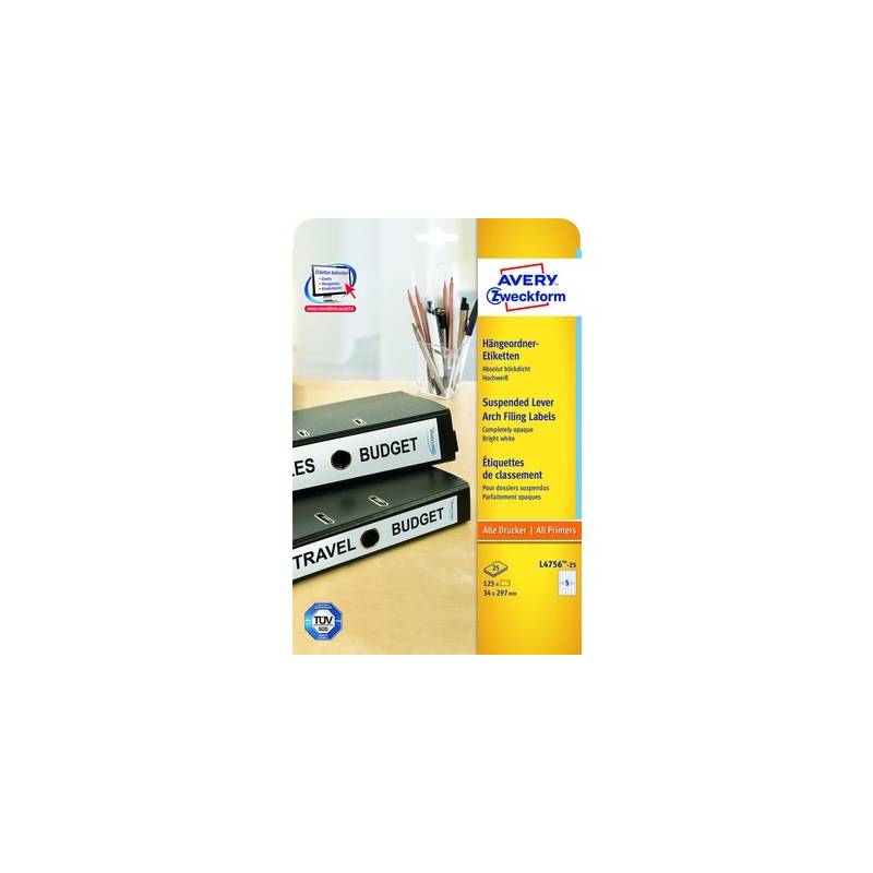 AVERY ZWECKFORM L4756-25 AVERY ZWECKFORM L4756-25