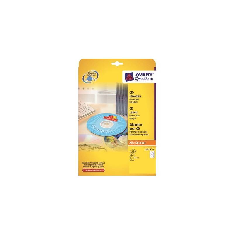 AVERY ZWECKFORM L6015-25