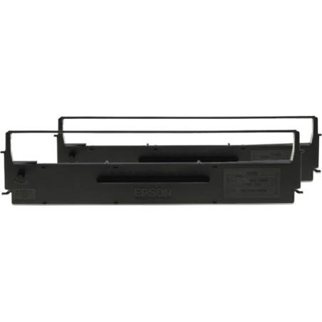 SIDM Black Ribbon Cartridge for LX-300/+/II/4xx/8xx, FX-8xx, Dualpack