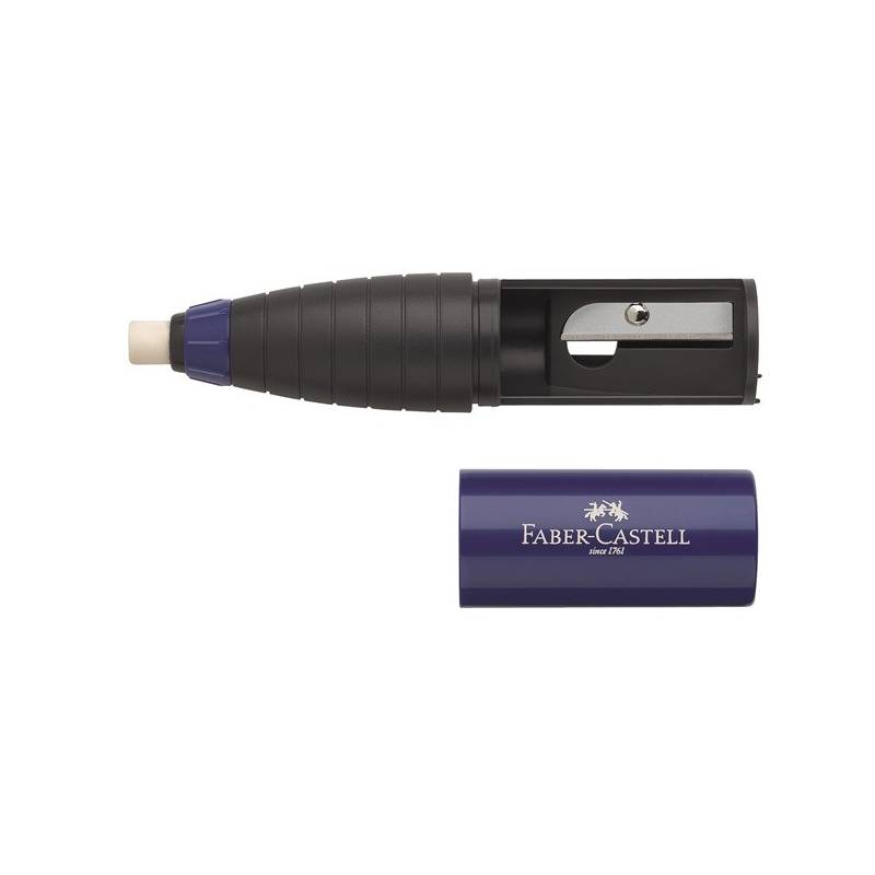 FABER-CASTELL 184401 Radierer-Spitzer-Kombination