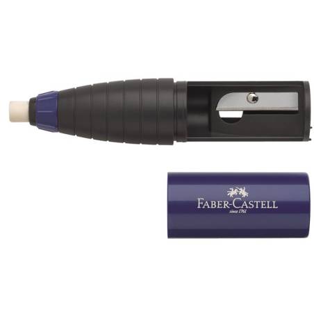 FABER-CASTELL 184401 Radierer-Spitzer-Kombination
