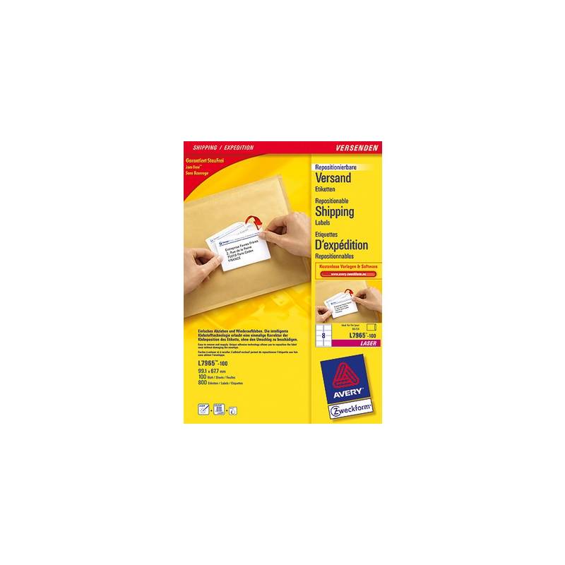 AVERY ZWECKFORM L7165-40