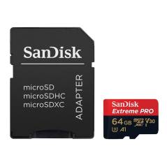 SanDisk microSDXC Card Extreme Pro UHS-I V30 64GB
