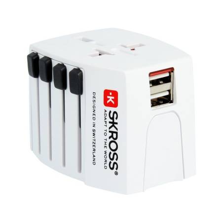 SKROSS Weltreiseadapter MUV inkl. USB-Anschluss