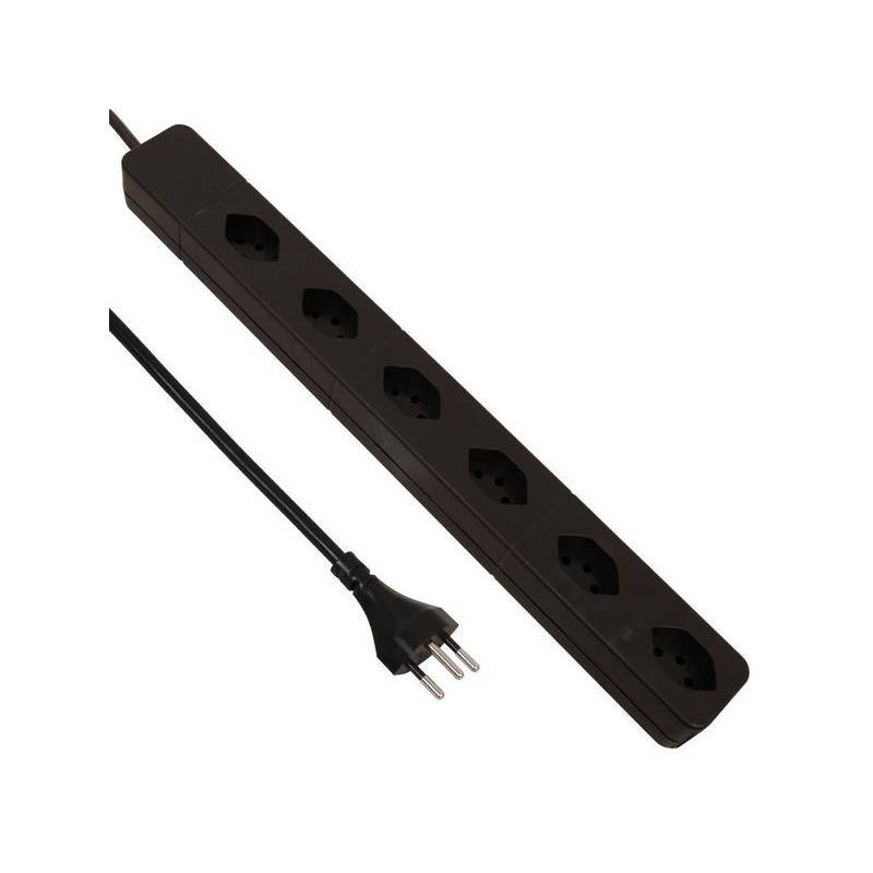 Elektromaterial Steckdosenleiste Standard Line 6 x T13