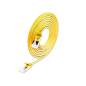 Wirewin Slimpatchkabel Cat 6A, U/FTP, 5m, Gelb
