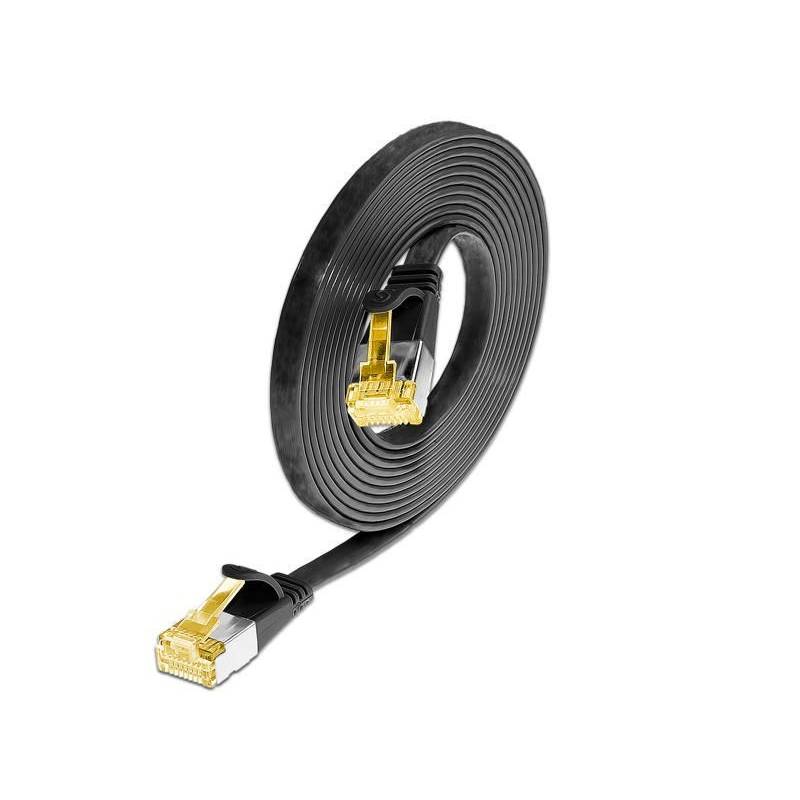 Wirewin Slimpatchkabel Cat 6A, U/FTP, 5m, Schwarz