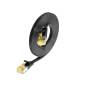 Wirewin Slimpatchkabel Cat 6A, U/FTP, 5m, Schwarz