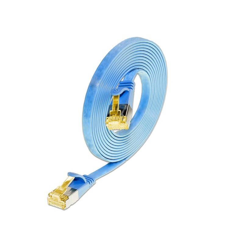Wirewin Slimpatchkabel Cat 6A, U/FTP, 5m, Blau