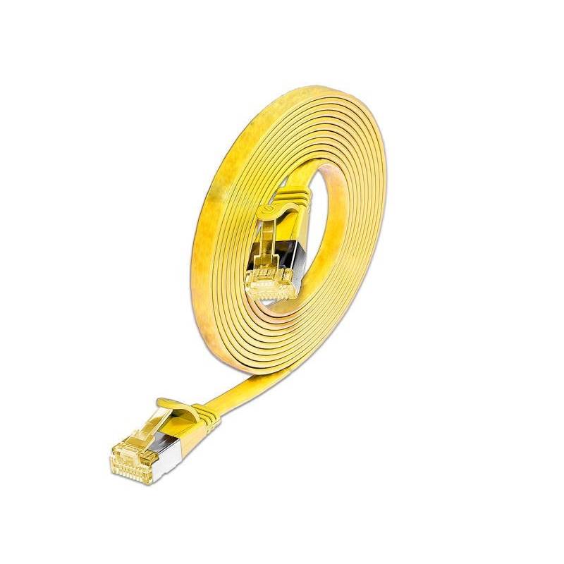 Wirewin Slimpatchkabel Cat 6A, U/FTP, 5m, Gelb