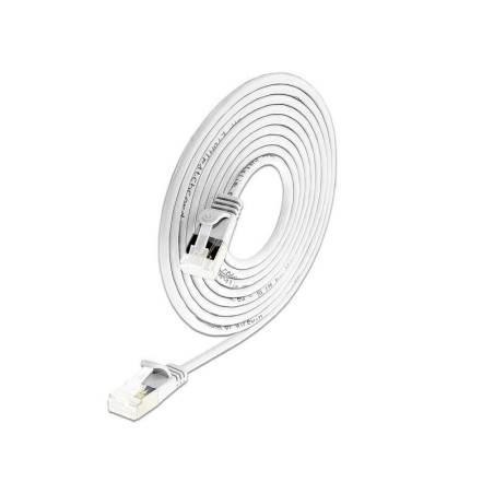 Wirewin Slimpatchkabel Cat 6A, U/FTP, 0.5m, Weiss