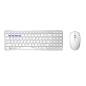 Rapoo Tastatur-Maus-Set 9300M Weiss