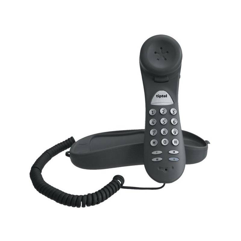 Tiptel Tischtelefon 114 Anthrazit