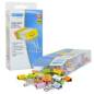 RAPESCO Foldback-Klammer, (B)19 mm, Smiley, farbig sortiert