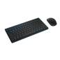 Rapoo Tastatur-Maus-Set 8000M Schwarz/Blau Rapoo Tastatur-Maus-Set 8000M Schwarz/Blau