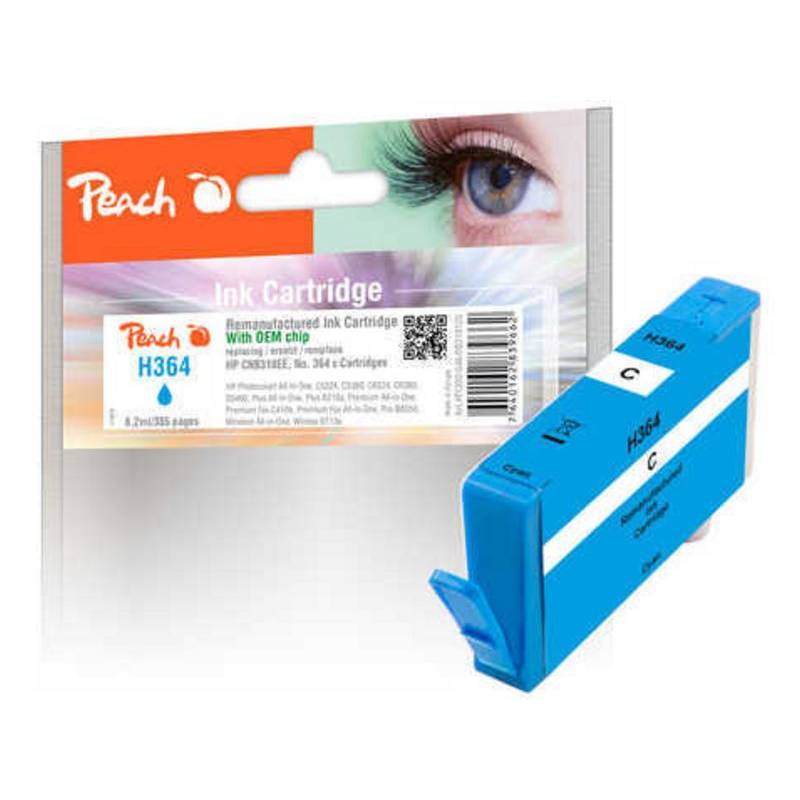 Peach Tinte HP Nr. 364 (CB318EE) Cyan