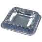 PAPSTAR Aluminium-Aschenbecher, quadratisch
