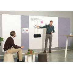 MAGNETOPLAN Infinity Wall X Acoustics 1010201 grau 490x1980mm