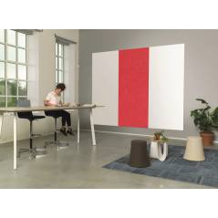 MAGNETOPLAN Infinity Wall X Acoustics 1010206 rot 490x1980mm