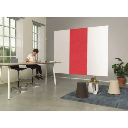 MAGNETOPLAN Infinity Wall X Acoustics 1010206 rot 490x1980mm