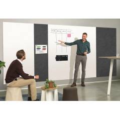 MAGNETOPLAN Infinity Wall X Acoustics 1010213 anthrazit 490x1980mm