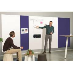 MAGNETOPLAN Infinity Wall X Acoustics 1010214 dunkelblau 490x1980mm