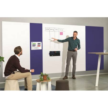 MAGNETOPLAN Infinity Wall X Acoustics 1010214 dunkelblau 490x1980mm