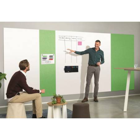 MAGNETOPLAN Infinity Wall X Acoustics 1010215 apfelgrün 490x1980mm