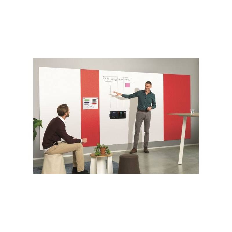 MAGNETOPLAN Infinity Wall X Acoustics 1011106 rot 980x1980mm
