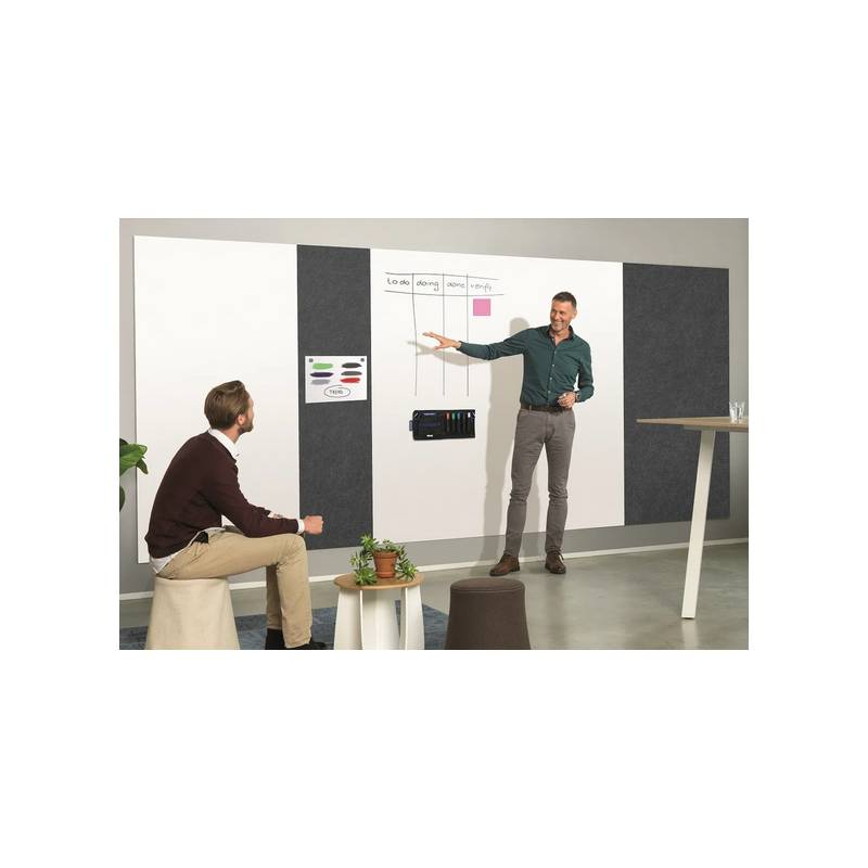 MAGNETOPLAN Infinity Wall X Acoustics 1011113 anthrazit 980x1980mm