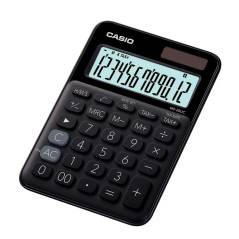 CASIO Mini Taschenrechner MS20UCBK 12-stellig schwarz