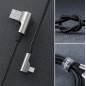 AUKEY Cable USB-A Lightning, black CB-BAL6 1,2m 90 degree alu connector