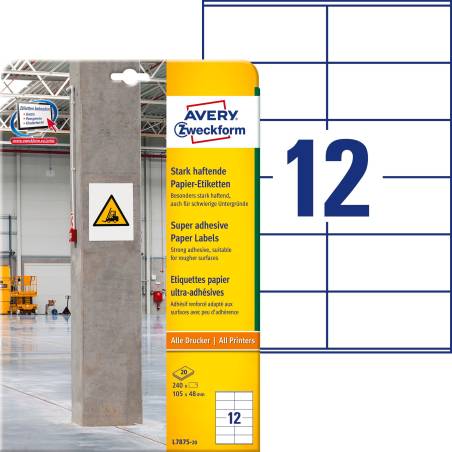 AVERY ZWECKFORM L7875-20