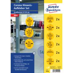 AVERY ZWECKFORM Hinweis