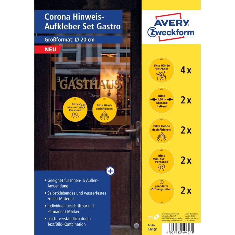 AVERY ZWECKFORM 49401Z