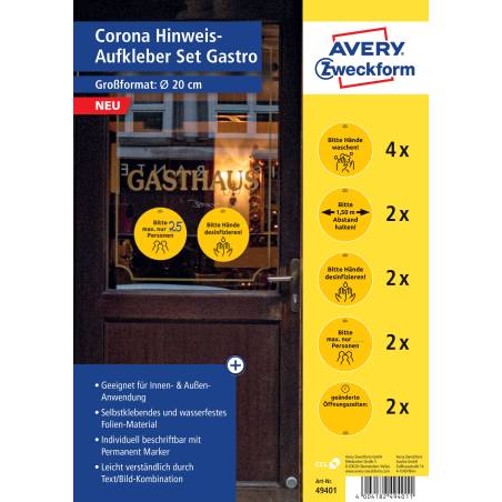 AVERY ZWECKFORM 49401Z