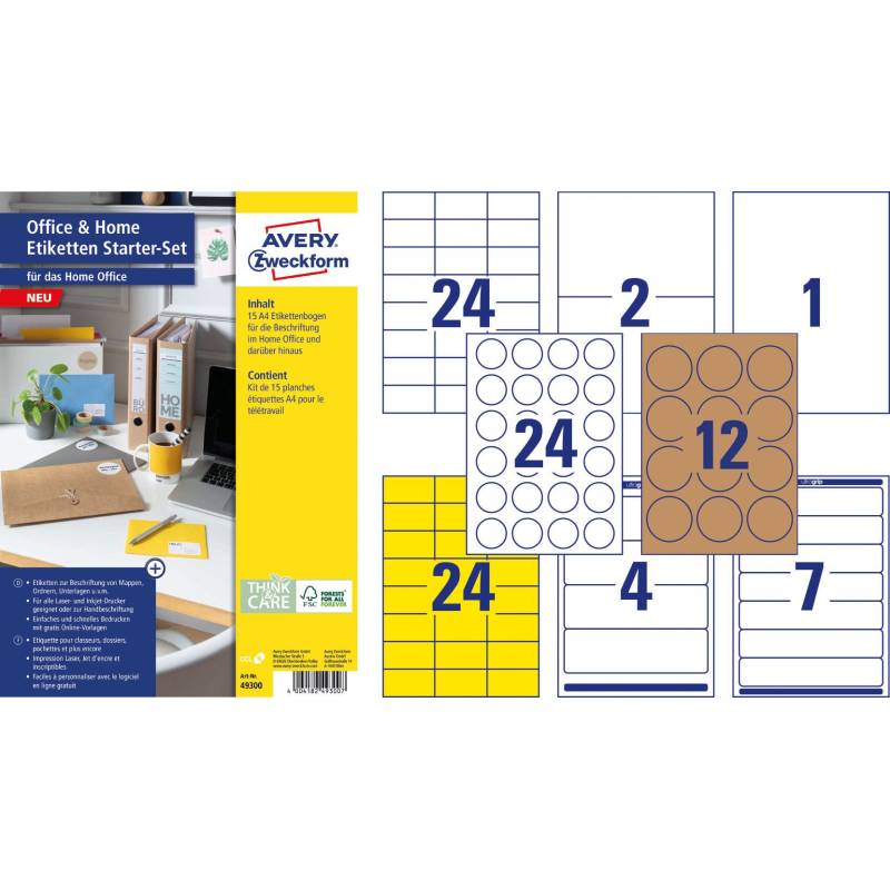 AVERY ZWECKFORM 49300Z