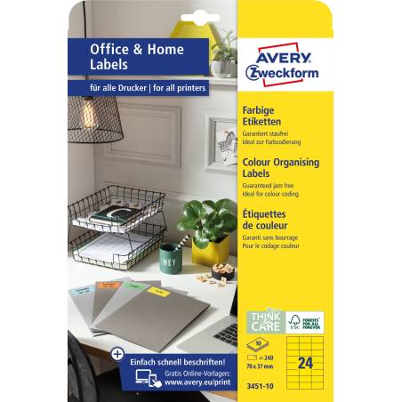 AVERY ZWECKFORM 3451-10