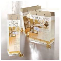 SIGEL Geschenktasche Golden / GT018