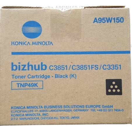 A95W150 / TNP49K KONICA BIZHUB C3351 TONER BLACK
