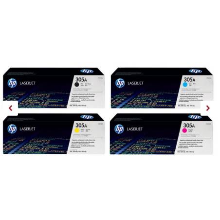 HP 305A / CE410A-CE413A BK, C, M, Y
