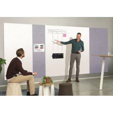 MAGNETOPLAN Infinity Wall X Acoustics 1011101 grau 980x1980mm