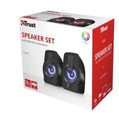 Trust PC-Lautsprecher Gemi RGB 2.0 Schwarz / 22948